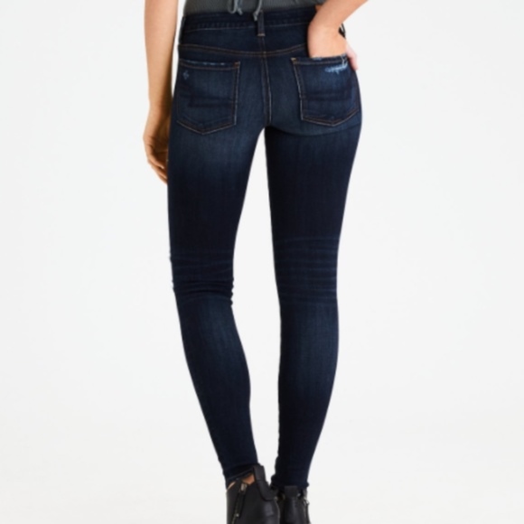 AEO DENIM X4 JEGGING NWOT size 4 skinny - Picture 2 of 8